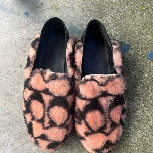 Coach Holly Signature Shearling Loafers